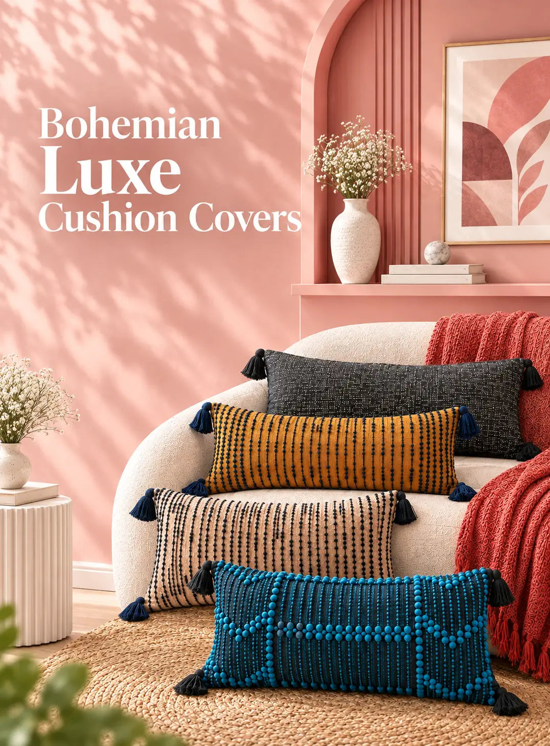 Bohemian Luxe Cushion Covers