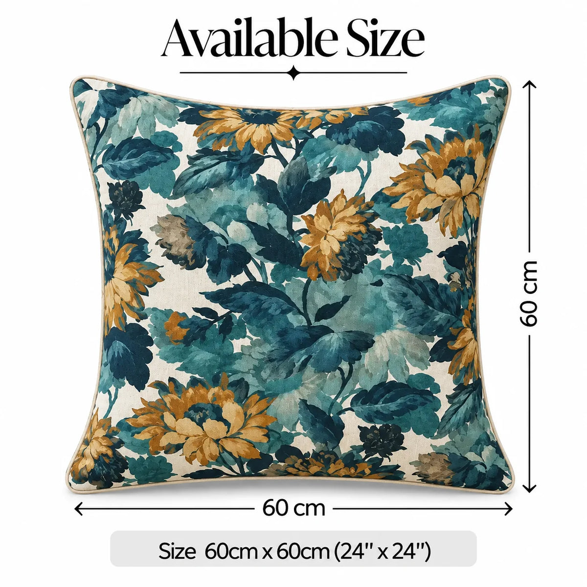 Floral Printed Cushion Cover