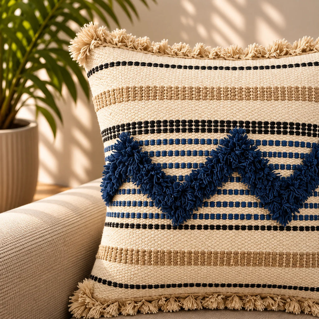 Boho Wave Premium Cushion Cover