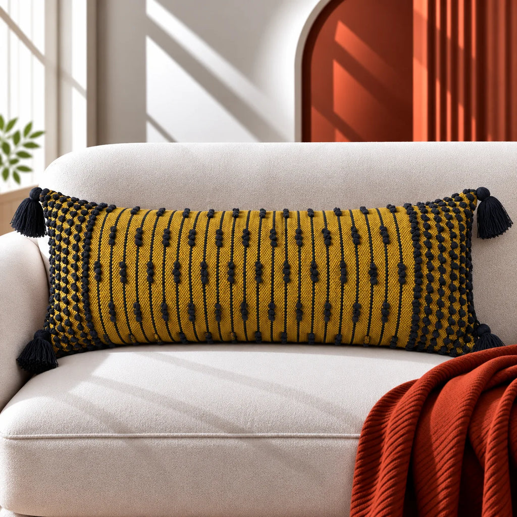 Geometric Boho Cotton Cushion Cover