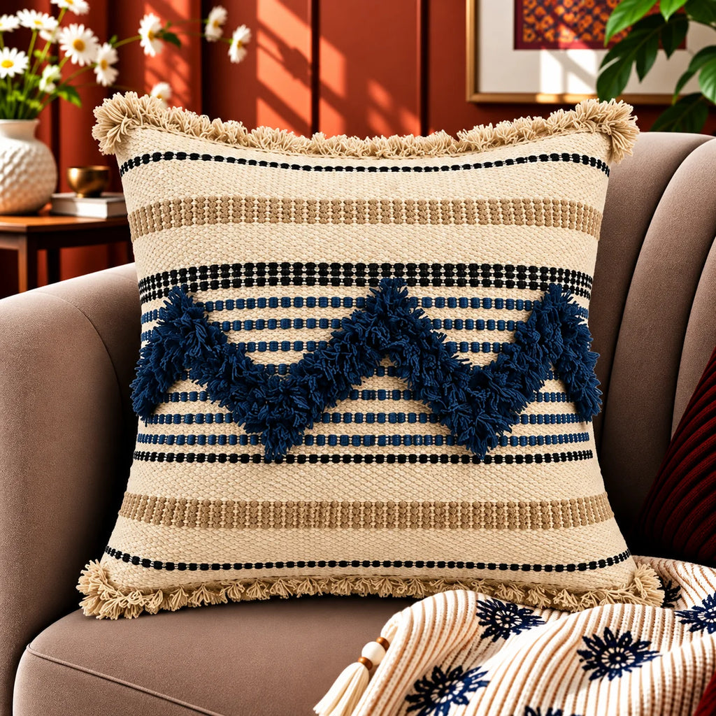 Boho Wave Premium Cushion Cover