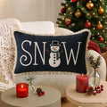 Christmas Cheer Tufted Slub Cushion Cover