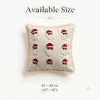Christmas Joy Tufted Slub Cushion Cover
