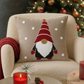 Christmas Hearth Slub Cushion Cover