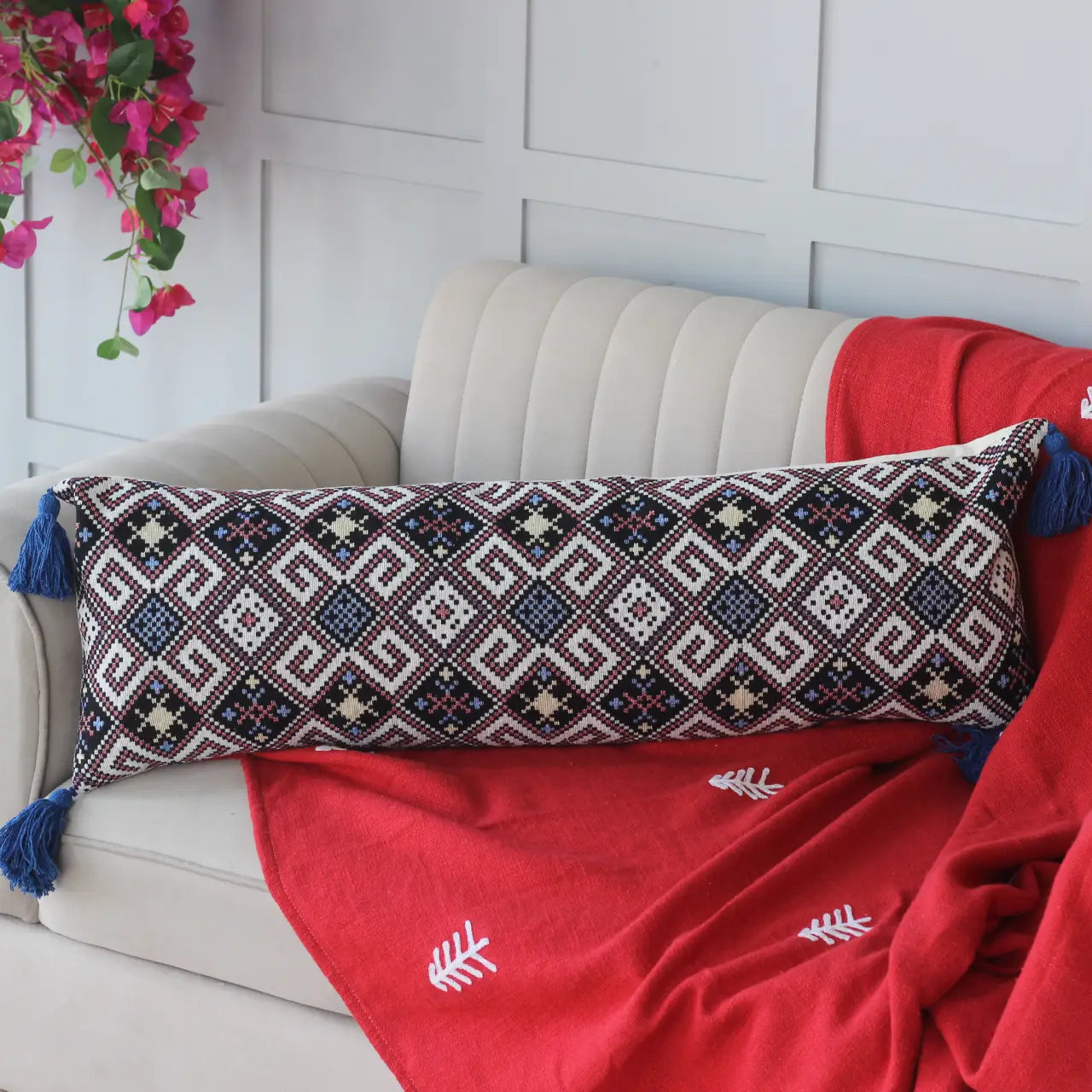 Jacquard Lumbar Cover