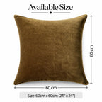 Rustic Bloom Slub Embroidered Cushion Cover