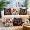 Premium Embroidered Cushion Cover Set