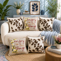 Premium Embroidered Cushion Cover Set