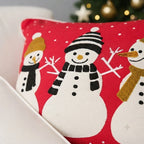 Snowman Festive Cushion Cover