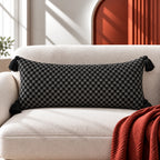 Garden Grace Jacquard Lumbar Cushion Cover