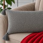 Heritage Print Jacquard Lumbar Cushion Cover