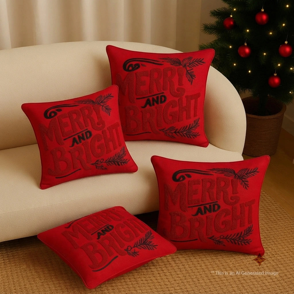 Merry Santa Cushion Cover