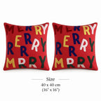Christmas Haven Tufted Cushion Cover