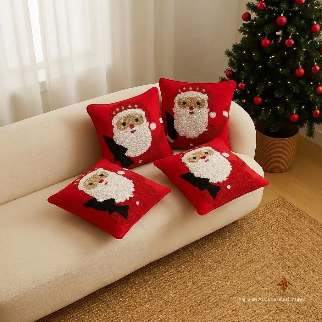Santa’s Cheer Cushion Cover
