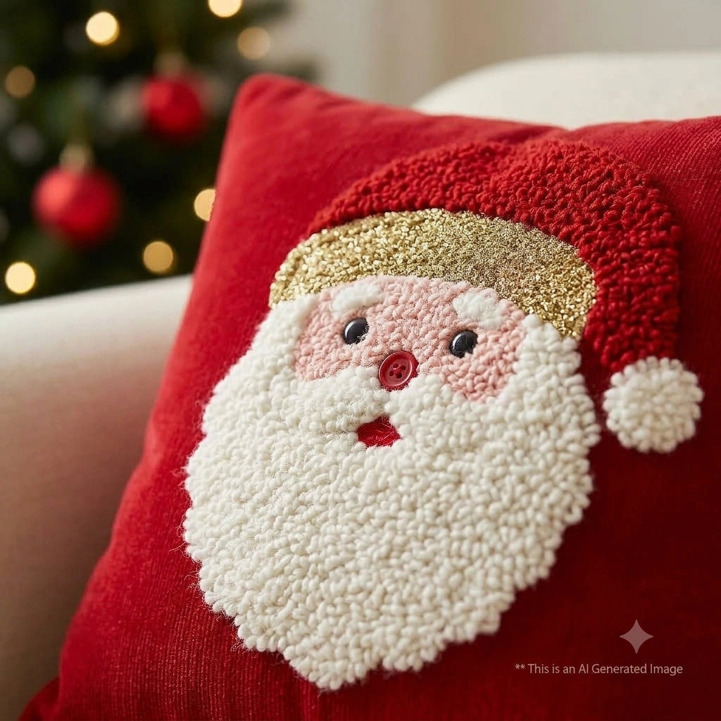 Santa’s Cheer Cushion Cover