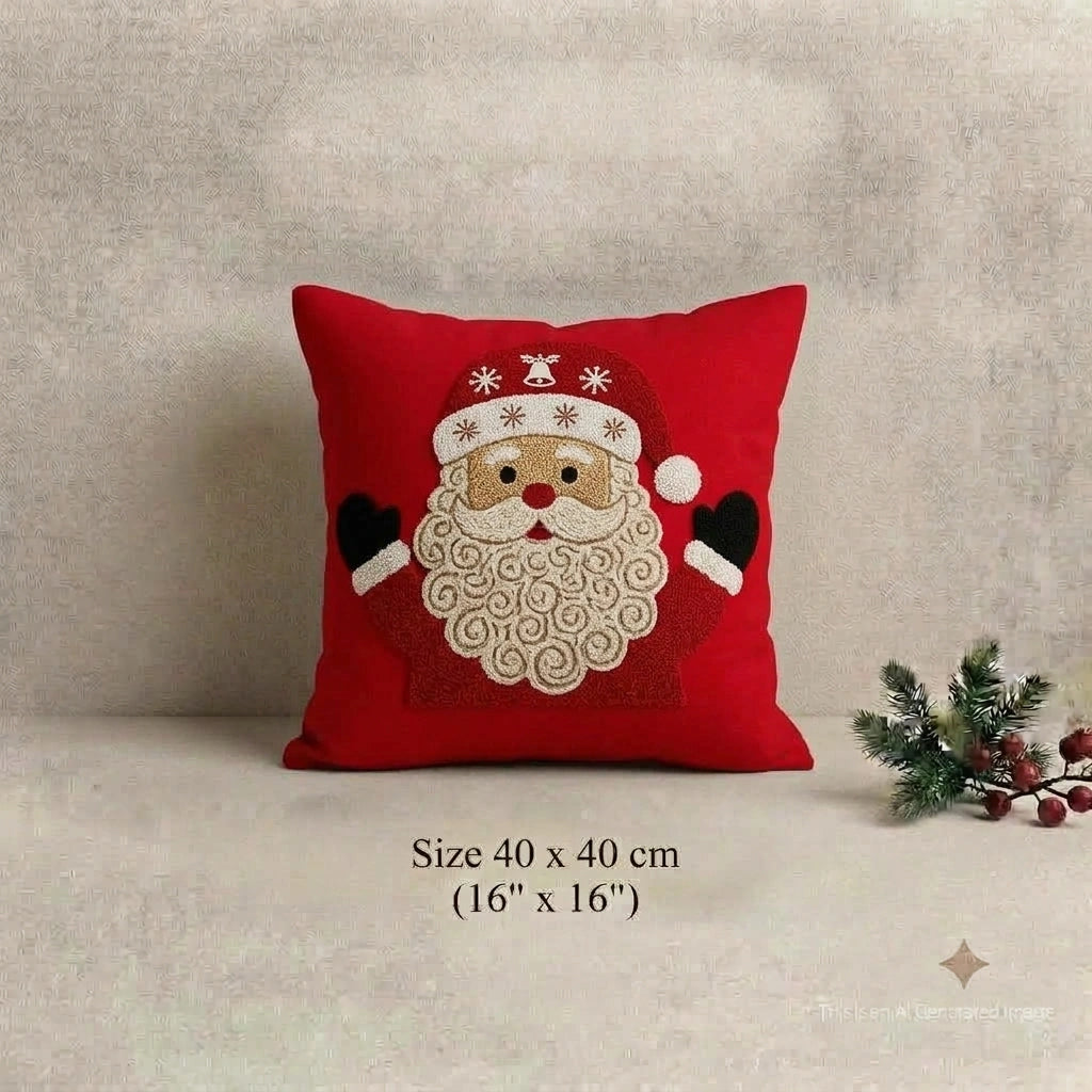 Santa’s Cheer Cushion Cover