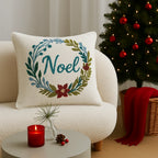 Noel Wreath Cushion Cover