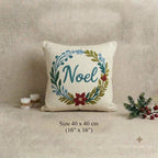Noel Wreath Cushion Cover