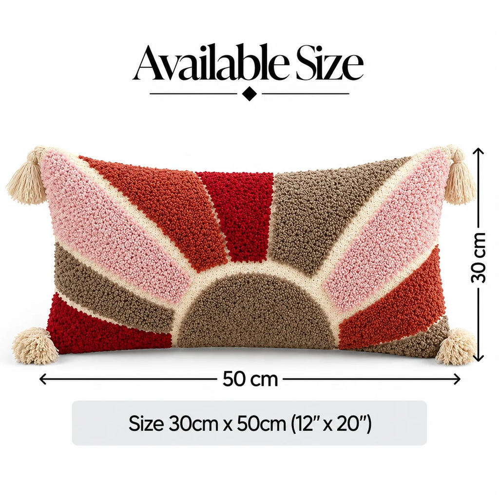 Sunrise Premium Boho Lumbar Cushion Cover
