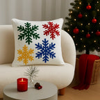 Snowflake Mosaic Cushion Cover