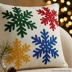 Snowflake Mosaic Cushion Cover