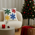 Snowflake Mosaic Cushion Cover