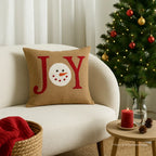 Jute Noel Cushion Cover