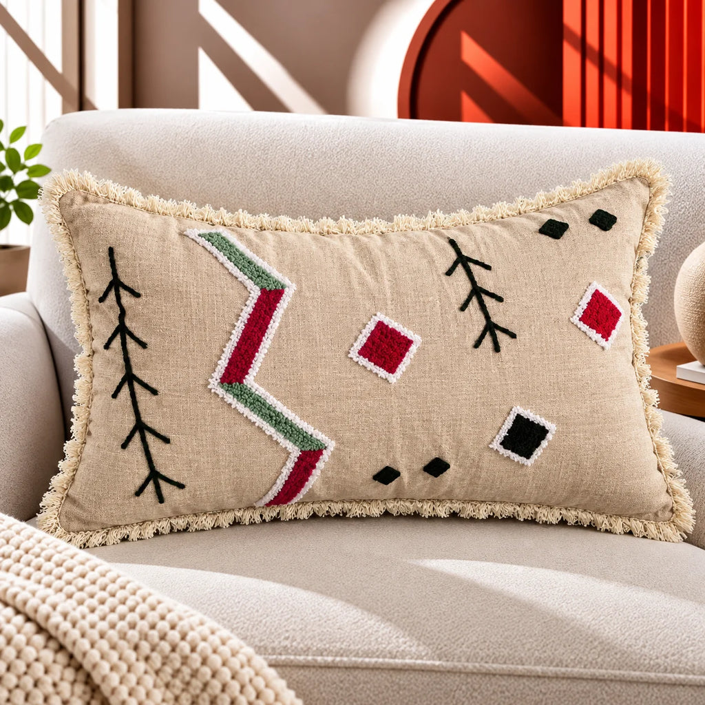 Luxe Texture Premium Lumbar Cushion Cover