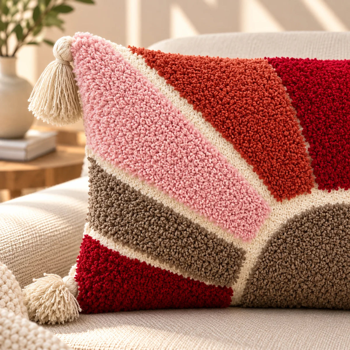 Sunrise Premium Boho Lumbar Cushion Cover