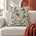 Vineletter Embroidered Cushion Cover