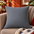 Ivory Garden Slub Embroidered Cushion Cover