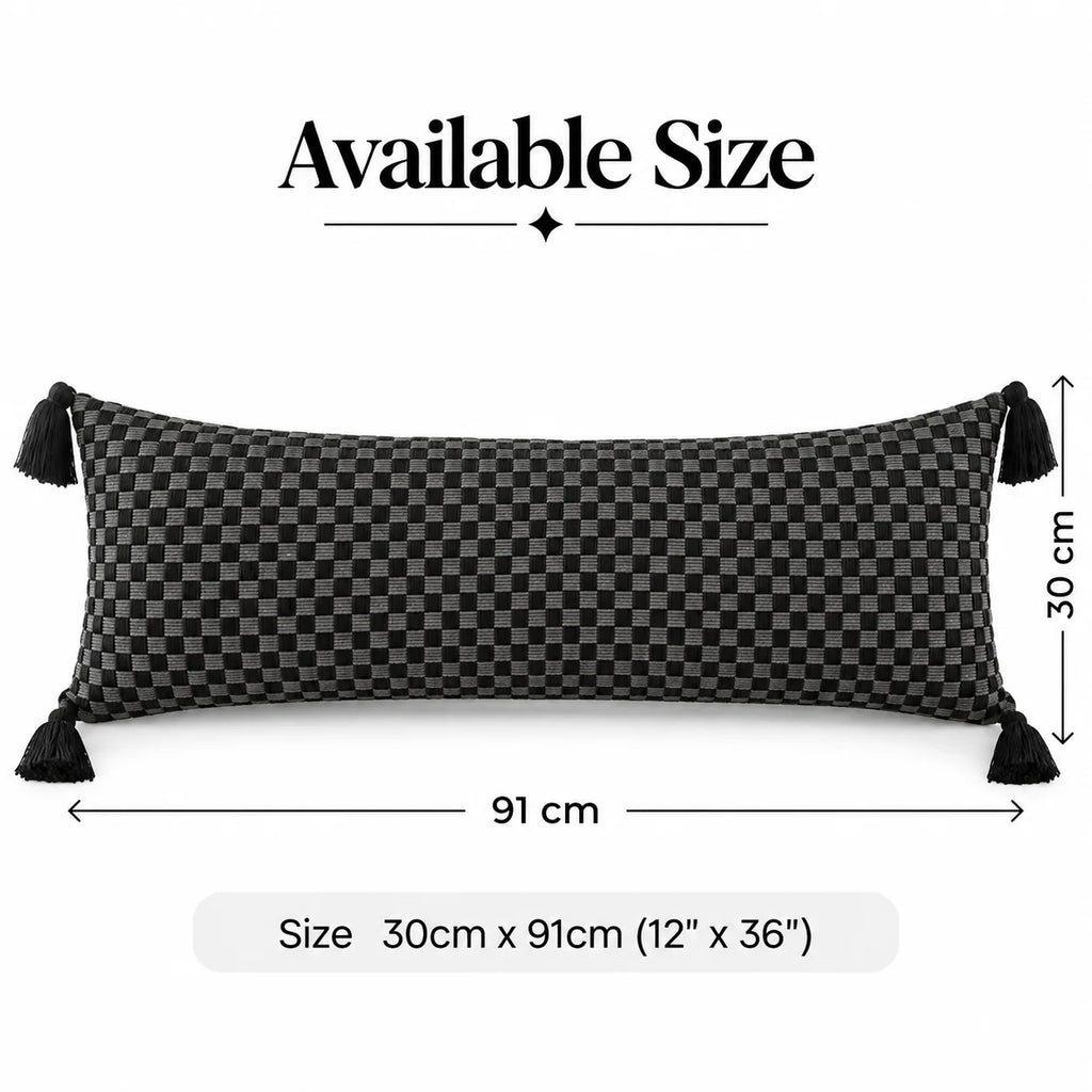 Garden Grace Jacquard Lumbar Cushion Cover