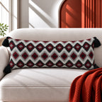 Botanical Grace Jacquard Lumbar Cushion Cove