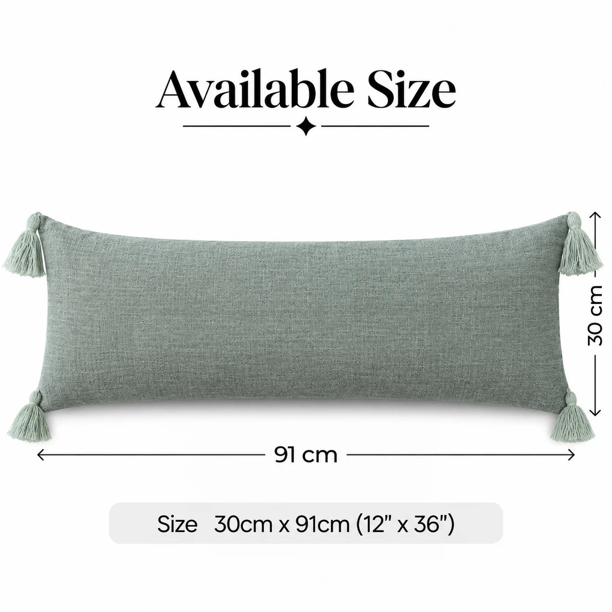 Luxe Solid Jacquard Lumbar Cushion Cover