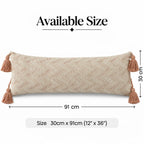 Botanical Heritage Jacquard Lumbar Cushion Cover
