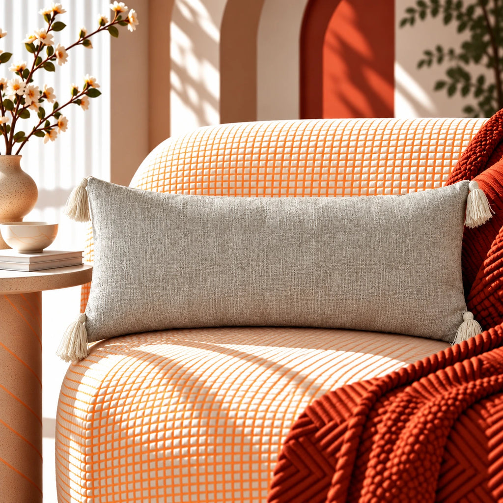 Royal Bloom Velvet Lumbar Cushion Cover