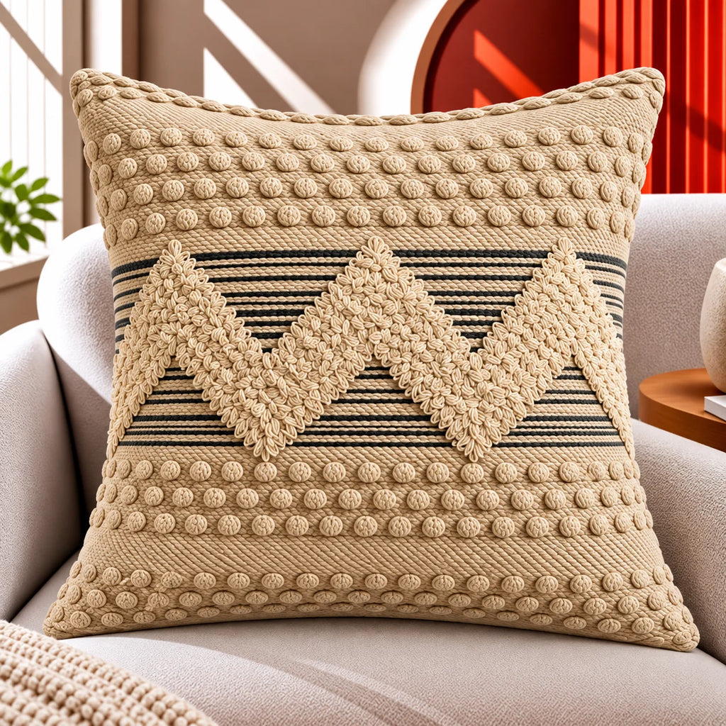 Boho Tribal Weave Cushion Cover