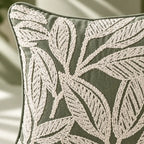 Vineletter Embroidered Cushion Cover
