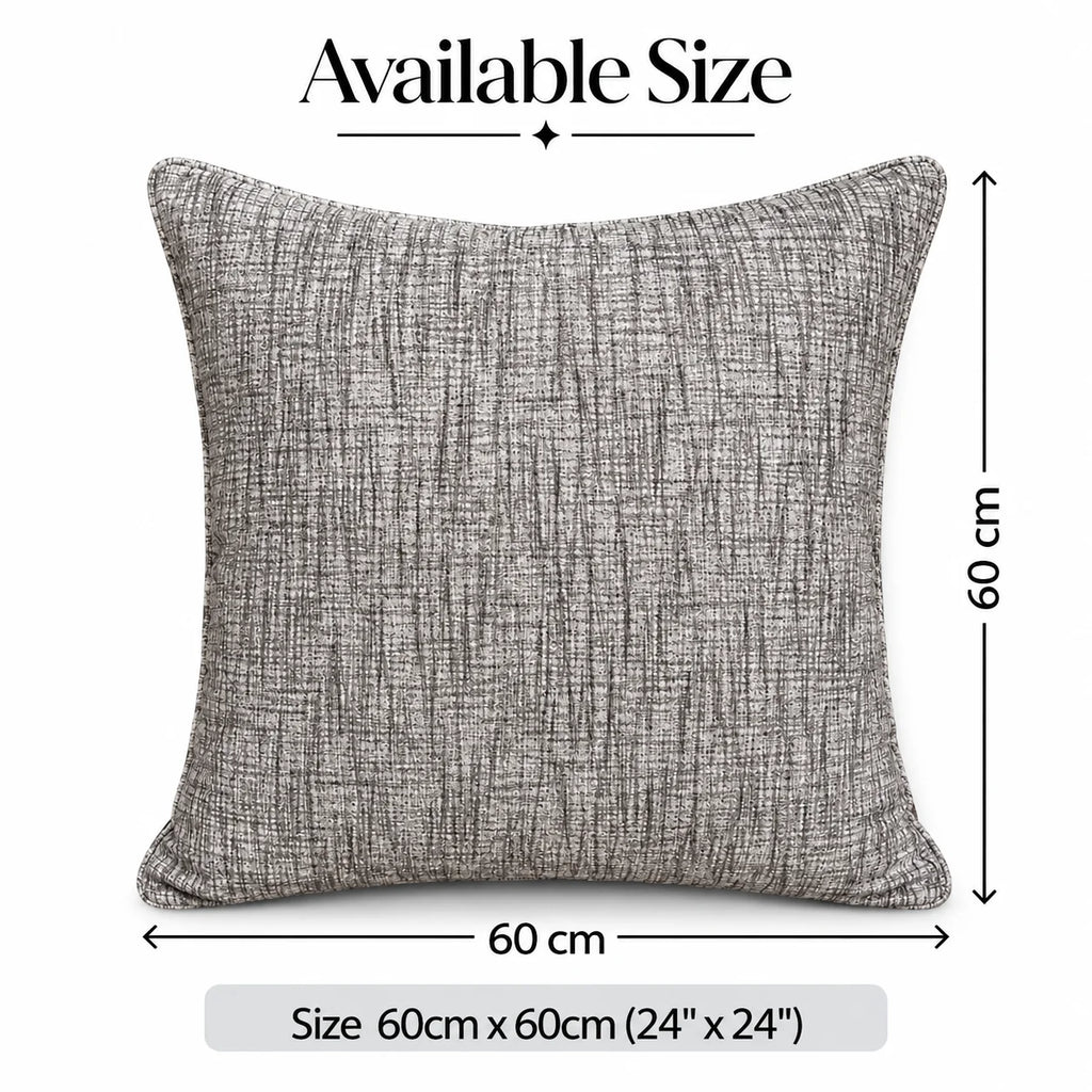 Luxe Ivory Solid Cushion Cover