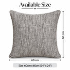 Luxe Ivory Solid Cushion Cover