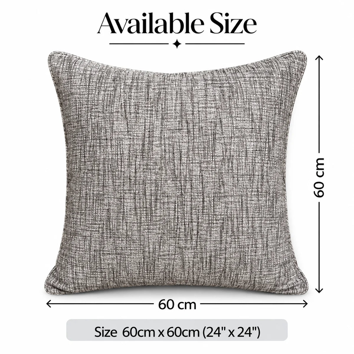 Luxe Ivory Solid Cushion Cover