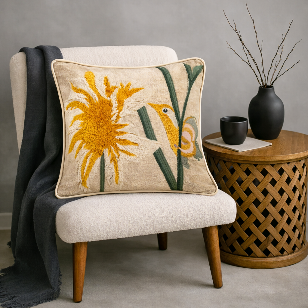 Aurela Bird Cushion Cover