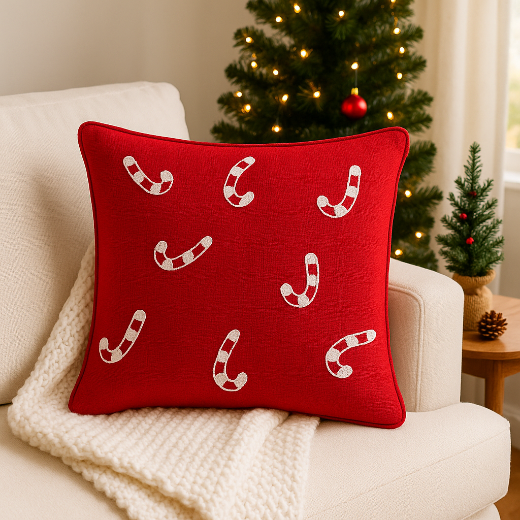 Embroidered Cushion Cover
