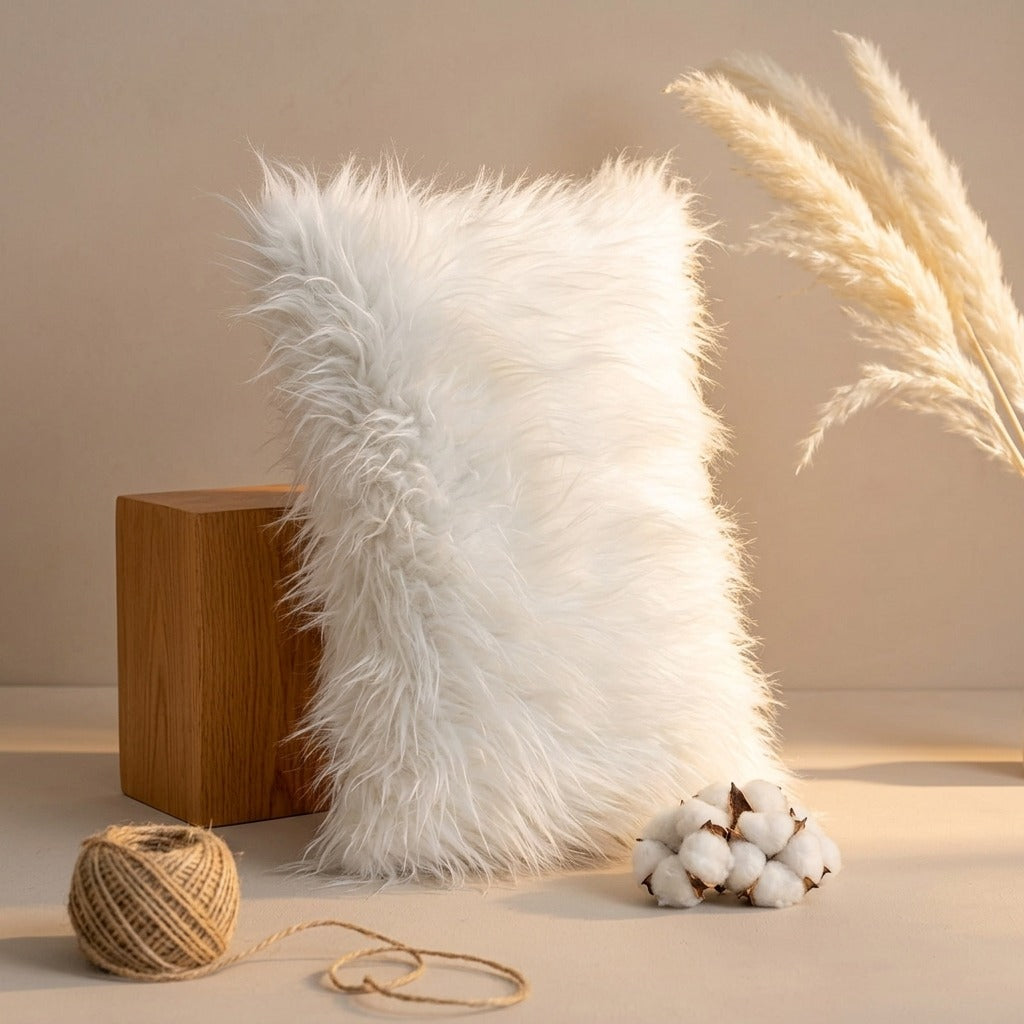 Soft Faux Fur Cushion Cover