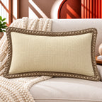 Sandstone Luxe Slub Cushion Cover