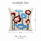 Florielle Embroidered Cushion Cover