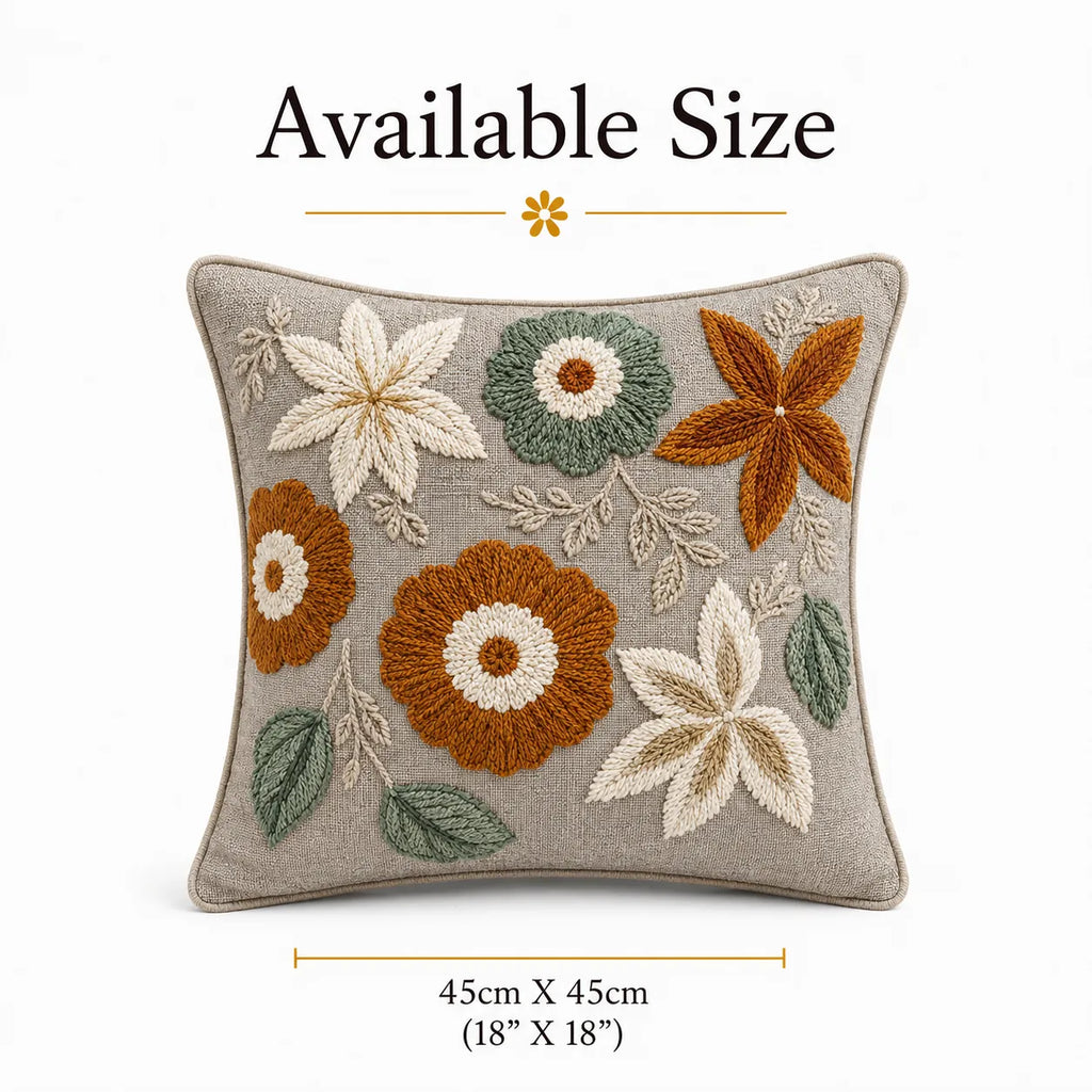 Auraloom Floral Cushion Cover