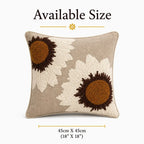 Sunhusk Embroidered Cushion Cover
