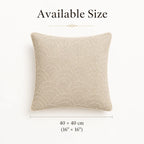 Arc Weave Bead Work Cushion Cover
