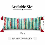 Classic Bloom Jacquard Lumbar Cushion Cover